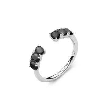Anello Argento Fancy - Mystery Black - FMB11