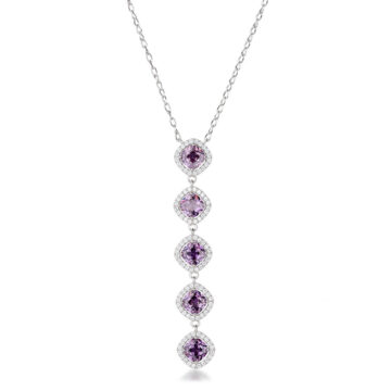 Collana Argento Fancy - Magic Purple - FMP122