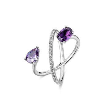 Anello Argento Fancy - Magic Purple - FMP134