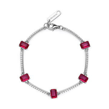 Bracciale Argento Fancy - Passion Ruby - FPR04