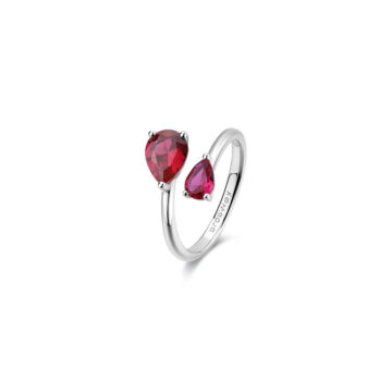 Anello Argento Fancy - Passion Ruby - FPR115