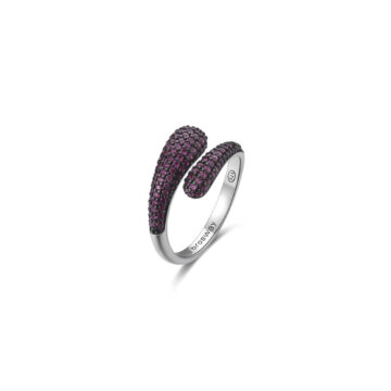 Anello Argento Fancy - Passion Ruby - FPR126