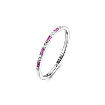 Anello Argento Fancy - Passion Ruby - FPR144