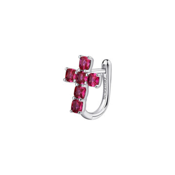 Orecchini Argento Fancy - Passion Ruby - FPR14