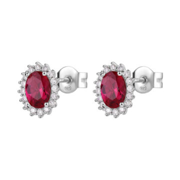 Orecchini Argento Fancy - Passion Ruby - FPR15