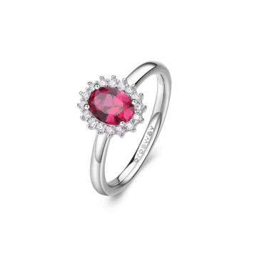 Anello Argento Fancy - Passion Ruby - FPR75