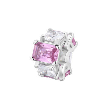 Charm Argento Fancy - Vibrant Pink - FVP02