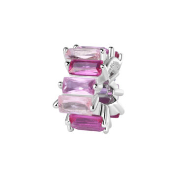 Charm Argento Fancy - Vibrant Pink - FVP03