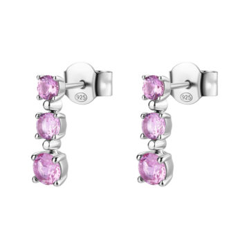 Orecchini Argento Fancy - Vibrant Pink - FVP119