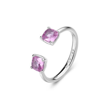 Anello Argento Fancy - Vibrant Pink - FVP11