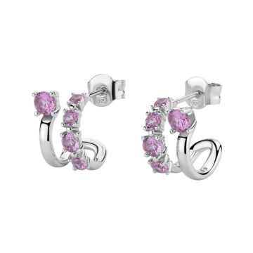 Orecchini Argento Fancy - Vibrant Pink - FVP120