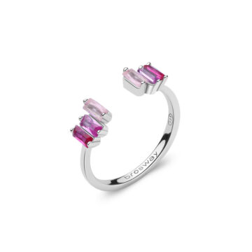 Anello Argento Fancy - Vibrant Pink - FVP12