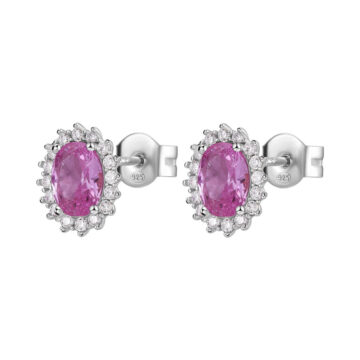 Orecchini Argento Fancy - Vibrant Pink - FVP14