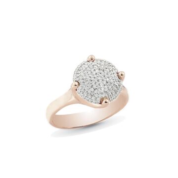 Anello con Pavè di Diamanti