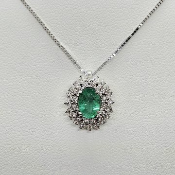 Collier Smeraldo e Diamanti