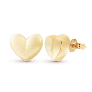 Orecchini Cuore in Oro 18kt