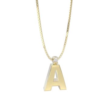 Collana iniziale Oro 18kt