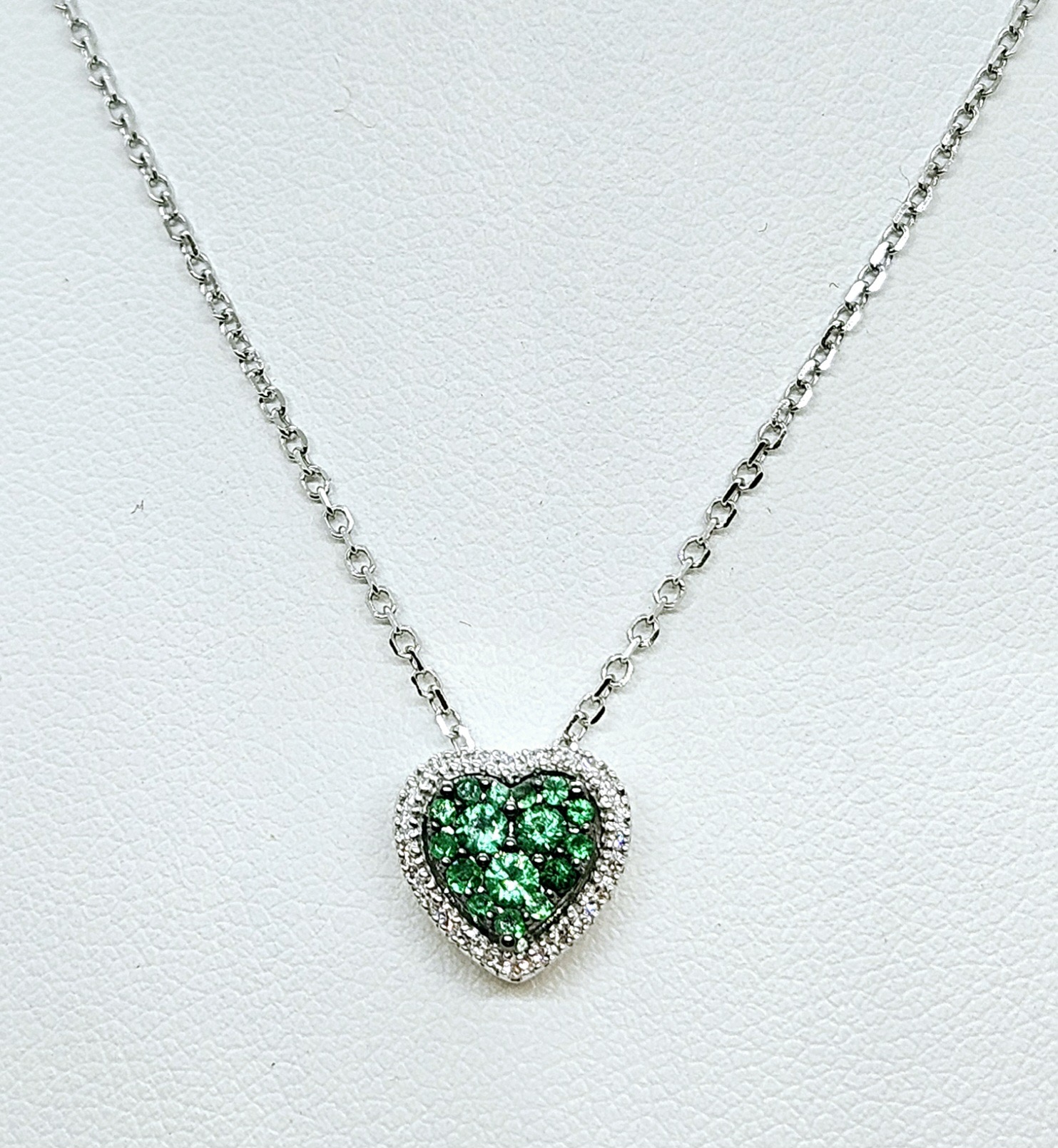 Collana con cuore di Smeraldi