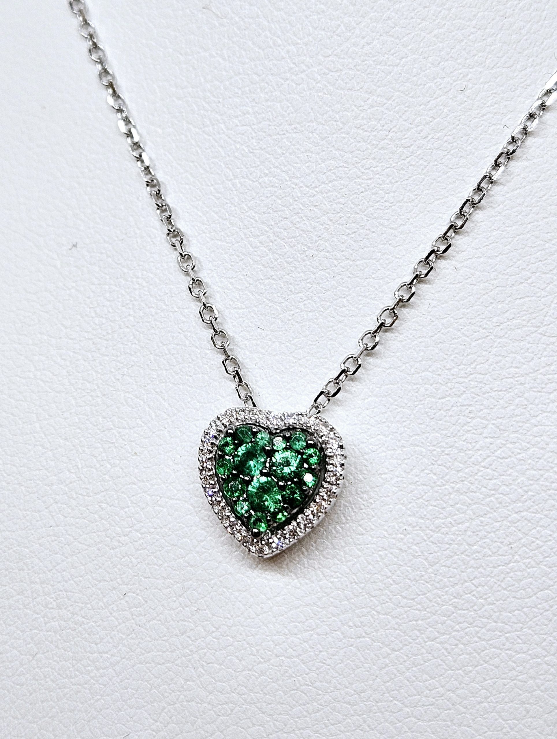 Collana con cuore di Smeraldi - immagine 2