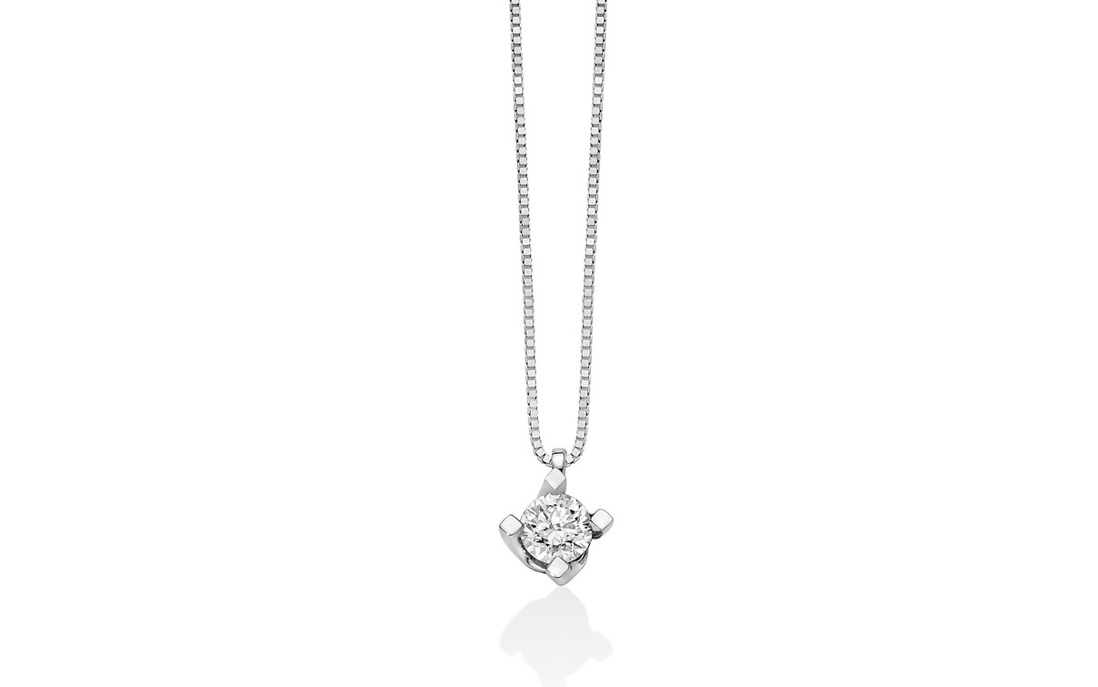 Punto luce Diamanti in oro 18kt