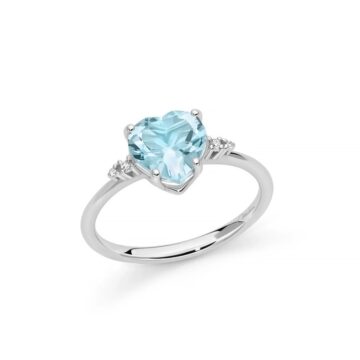 Anello Gemme del cielo Oro