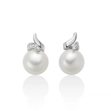 Orecchini con perle e diamanti 9kt